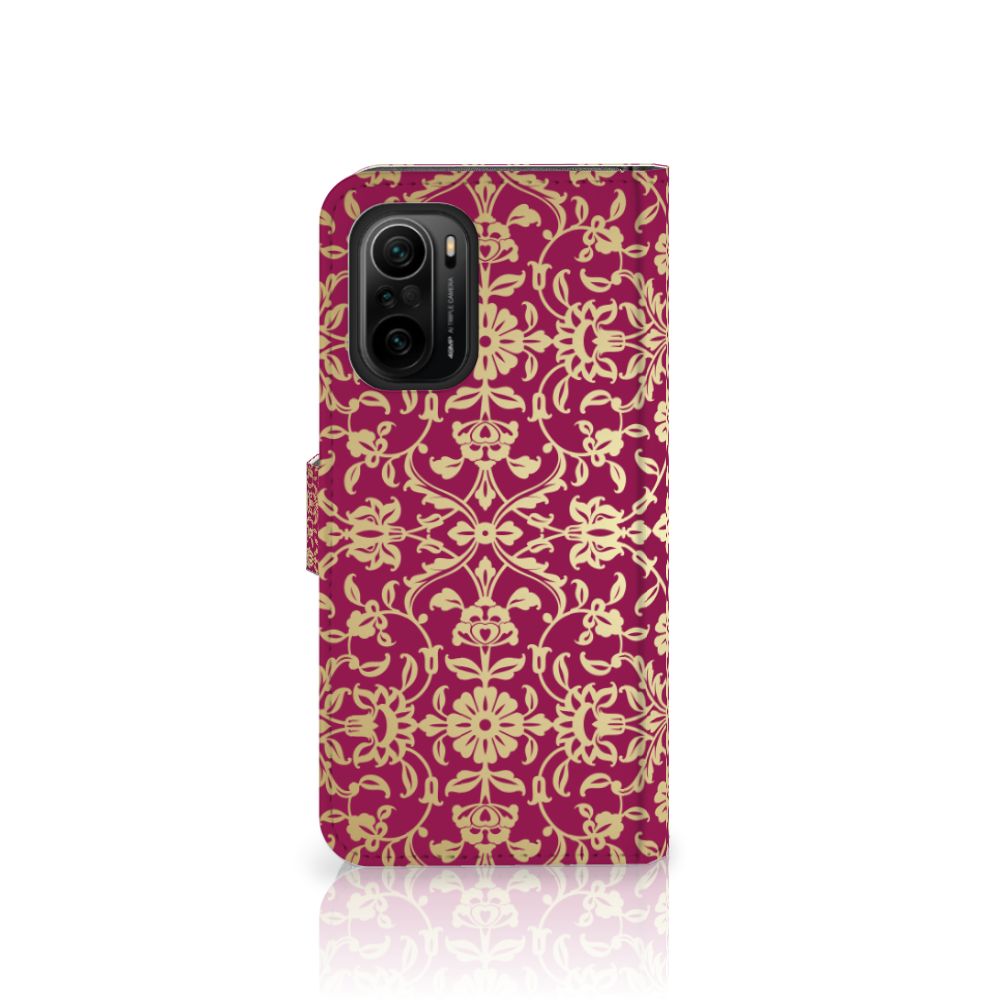 Wallet Case Poco F3 | Xiaomi Mi 11i Barok Pink