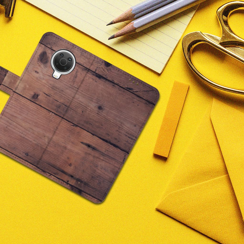 Nokia G10 | G20 Book Style Case Old Wood