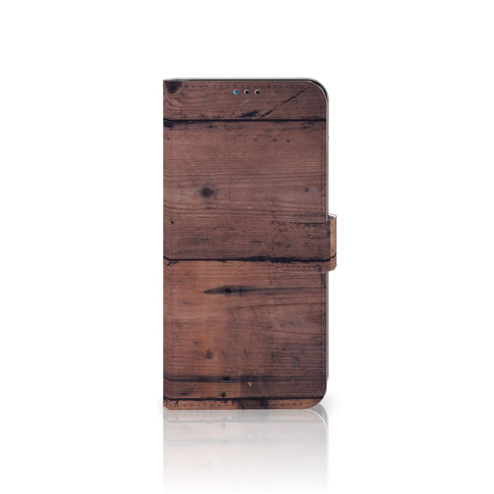 Motorola Moto G9 Play | E7 Plus Book Style Case Old Wood