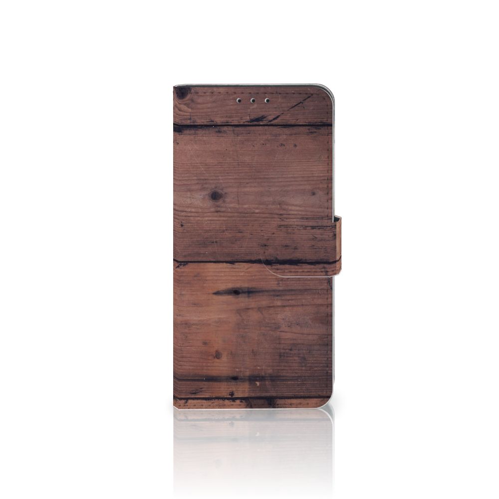 Xiaomi Mi 9 Lite Book Style Case Old Wood