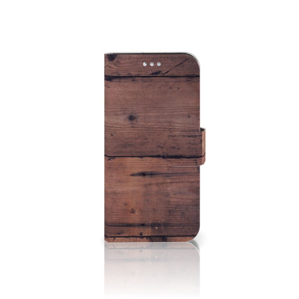 Samsung Galaxy S7 Book Style Case Old Wood