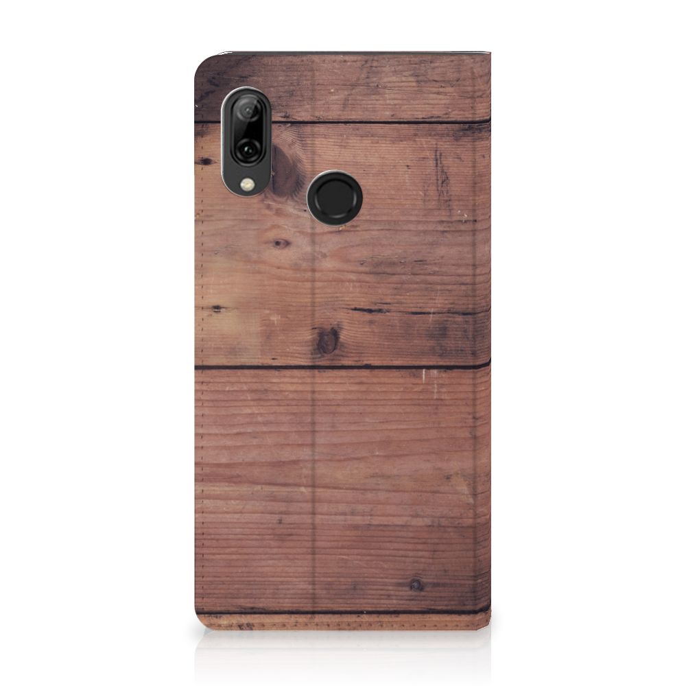Huawei P Smart (2019) Book Wallet Case Old Wood