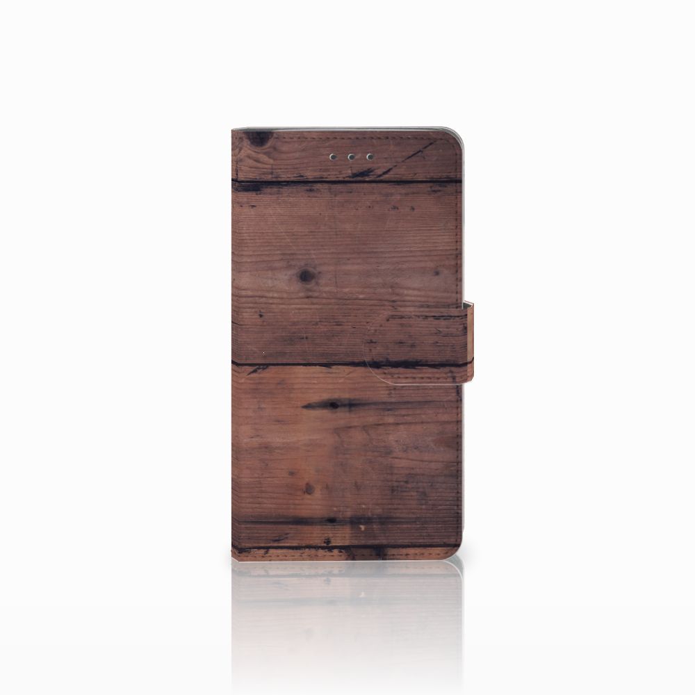Samsung Galaxy J7 2016 Book Style Case Old Wood