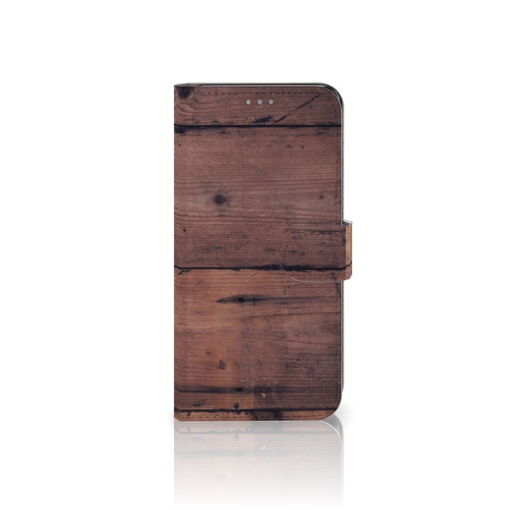 OnePlus Nord Book Style Case Old Wood