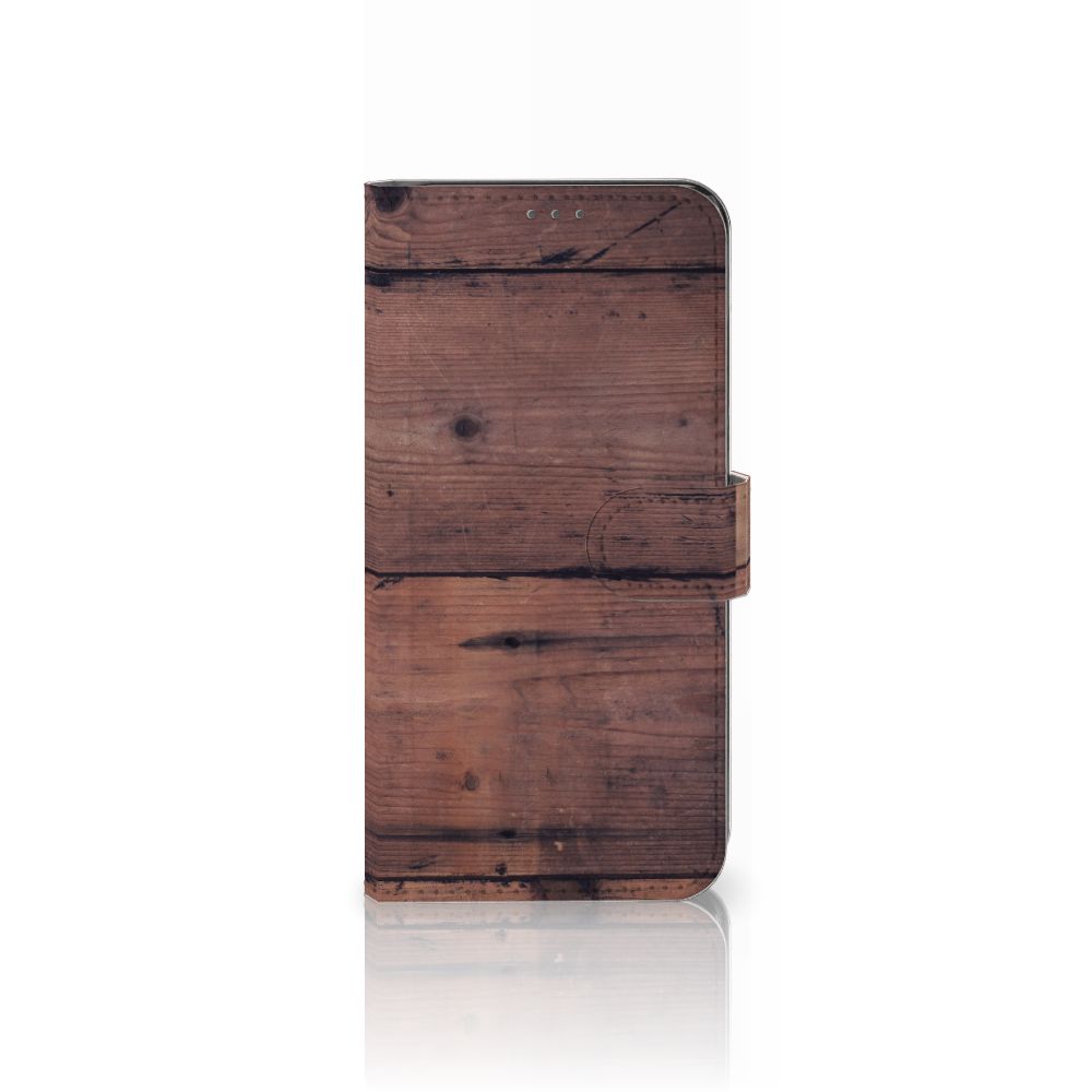 Samsung Galaxy A22 4G | M22 Book Style Case Old Wood