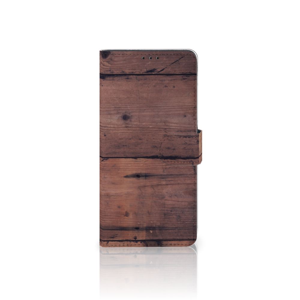 OnePlus 9 Pro Book Style Case Old Wood