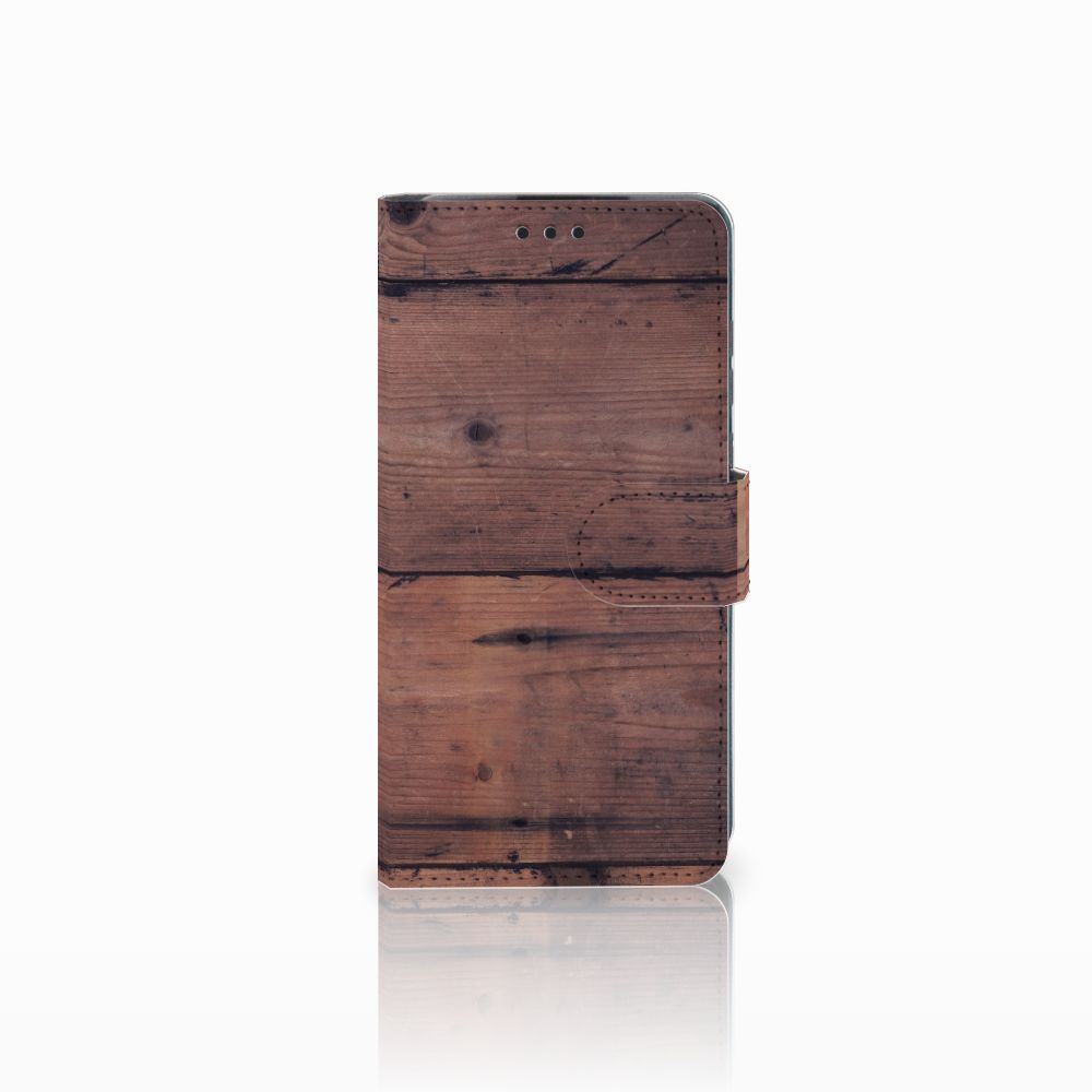 Huawei P30 Book Style Case Old Wood