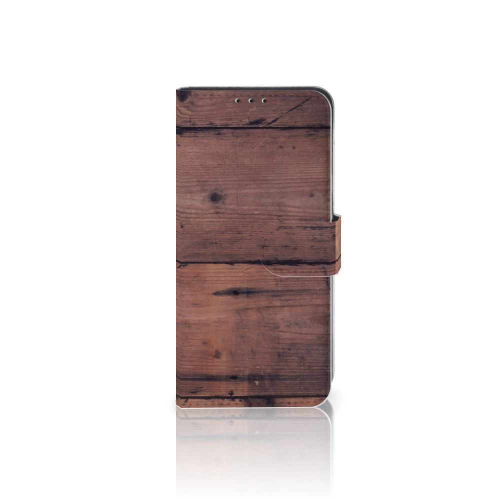 Honor 20 Book Style Case Old Wood