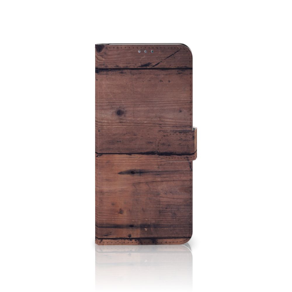 Motorola Moto G 5G Plus Book Style Case Old Wood