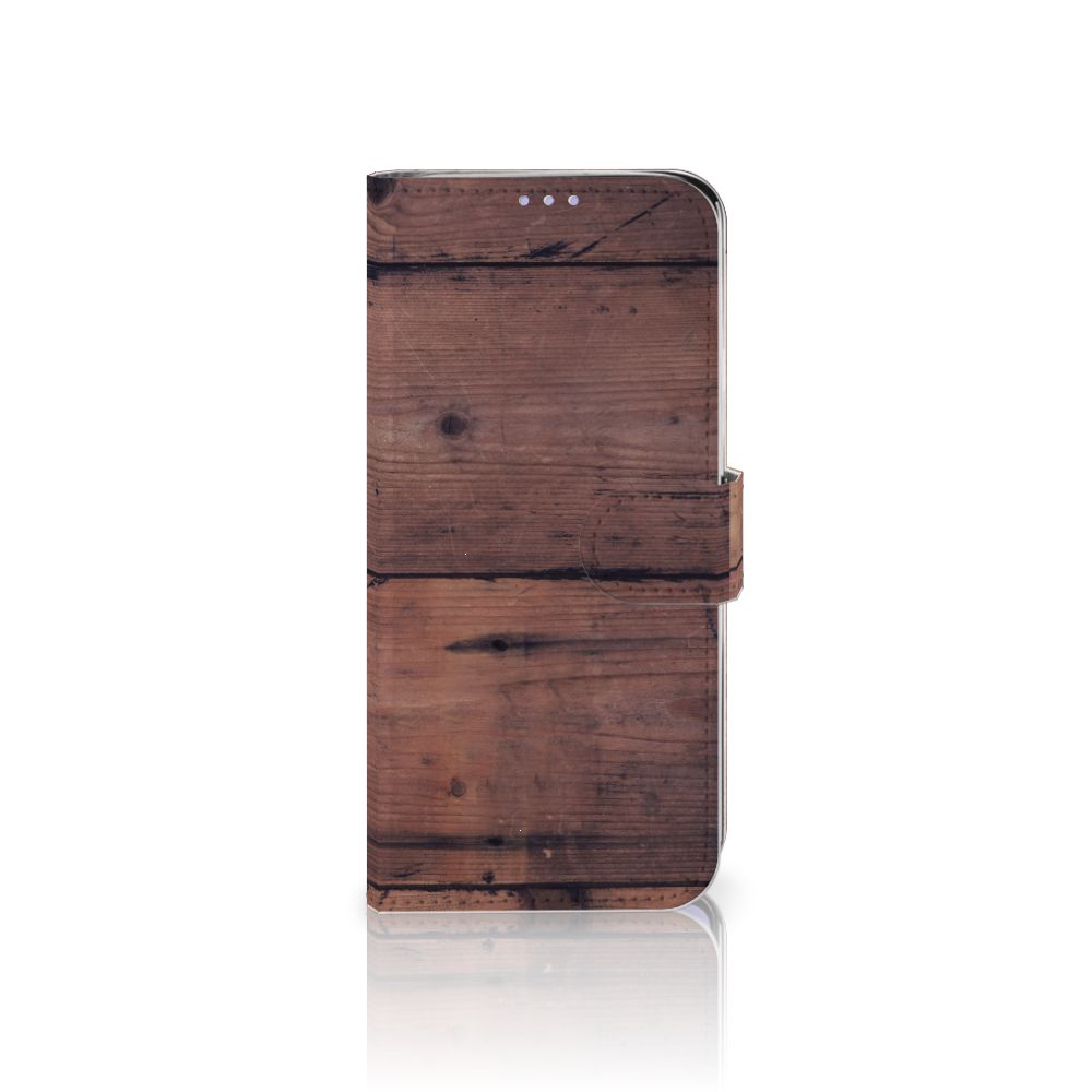 Samsung Galaxy A51 Book Style Case Old Wood