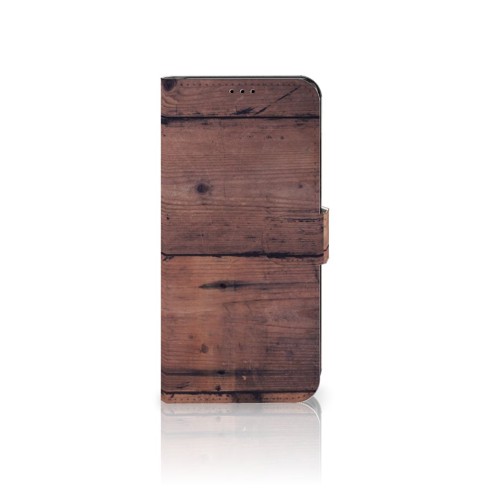 OnePlus 10T Book Style Case Old Wood