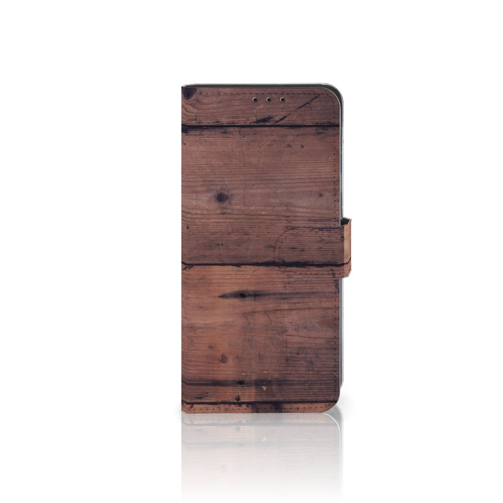 Huawei Mate 20 Lite Book Style Case Old Wood
