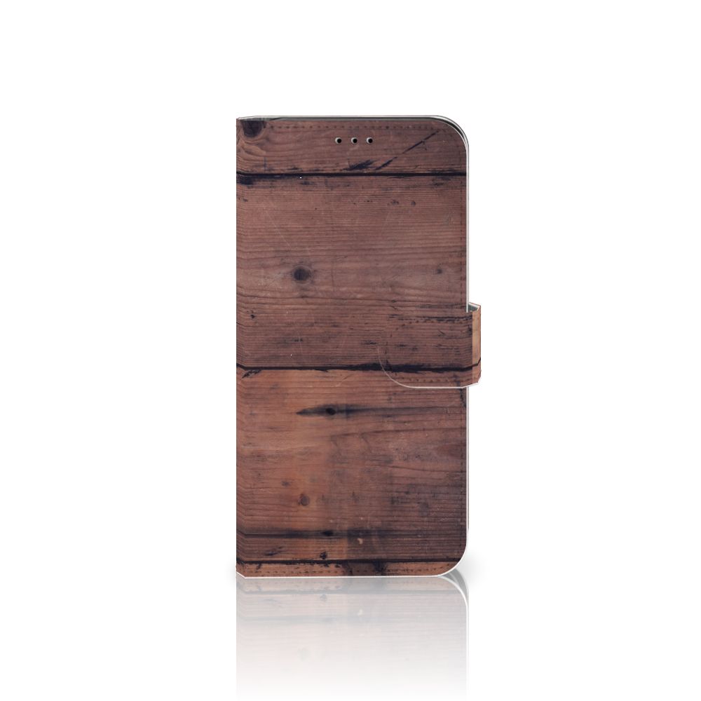 Apple iPhone 11 Pro Max Book Style Case Old Wood