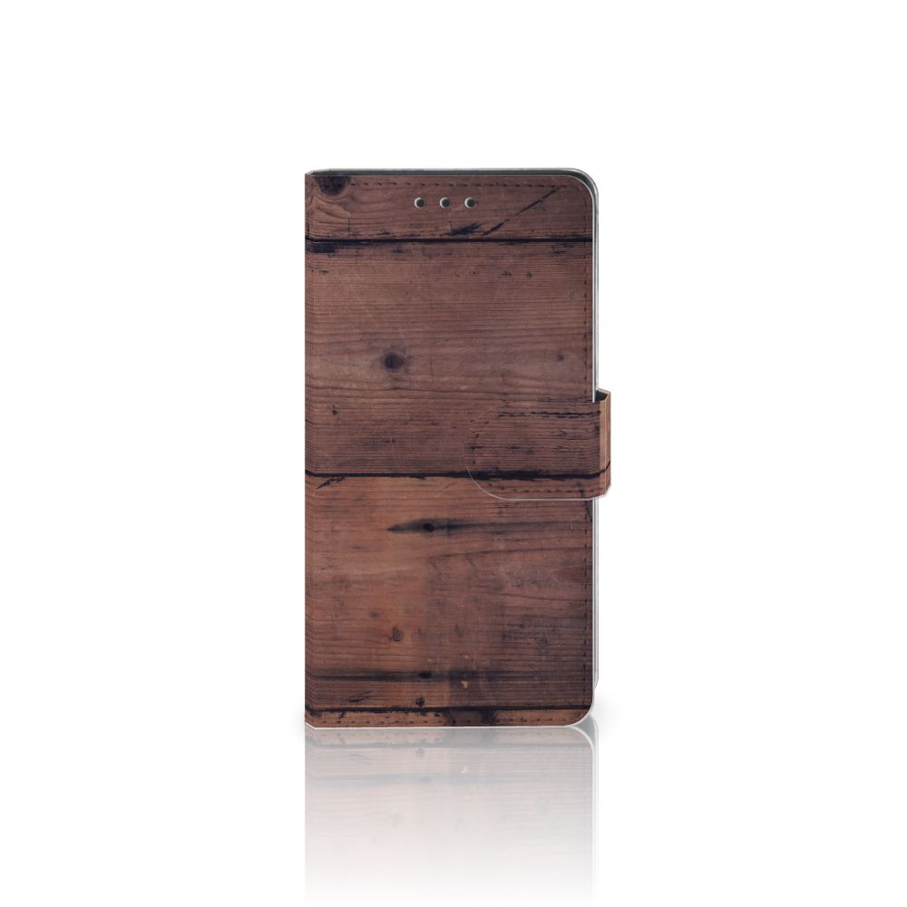 Sony Xperia Z3 Book Style Case Old Wood