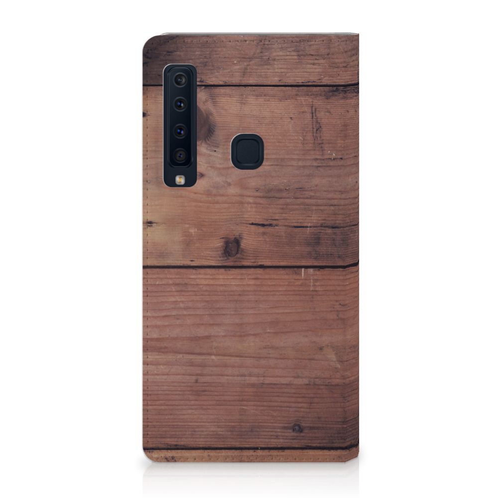 Samsung Galaxy A9 (2018) Book Wallet Case Old Wood