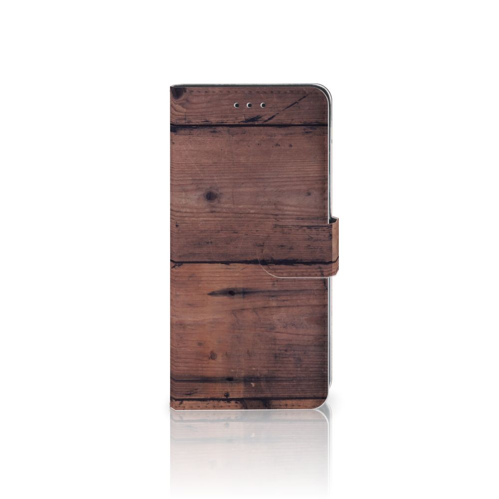 Honor 20 Pro Book Style Case Old Wood