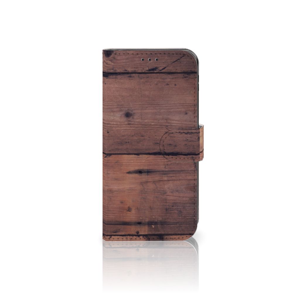 Samsung Galaxy J5 2017 Book Style Case Old Wood