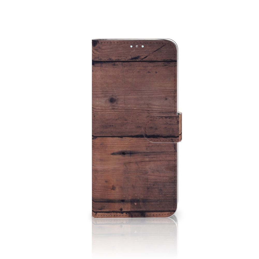 Samsung Galaxy A71 Book Style Case Old Wood