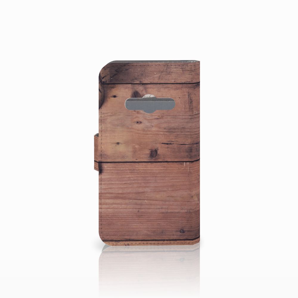 Samsung Galaxy Xcover 3 | Xcover 3 VE Book Style Case Old Wood