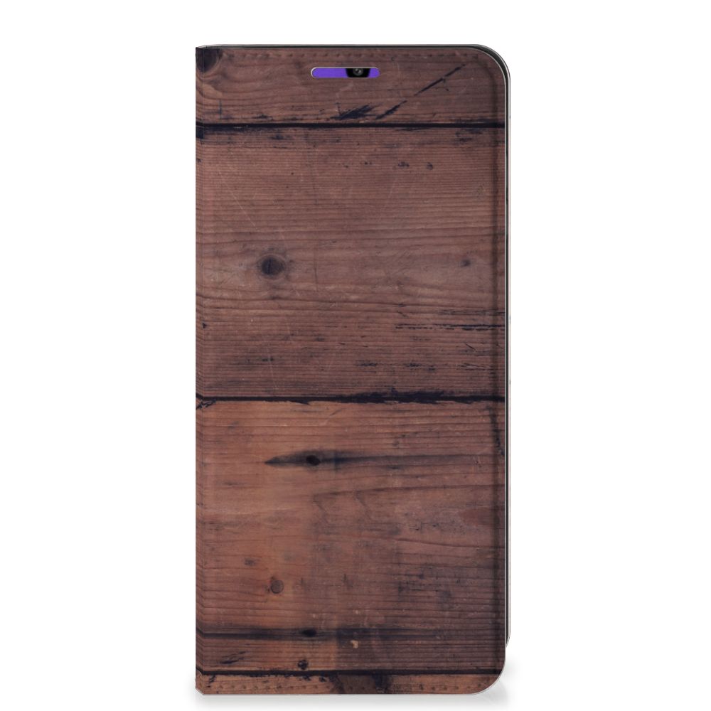 Samsung Galaxy A22 4G | M22 Book Wallet Case Old Wood
