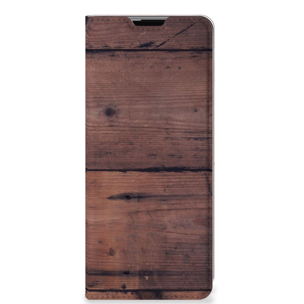 Sony Xperia 5 II Book Wallet Case Old Wood