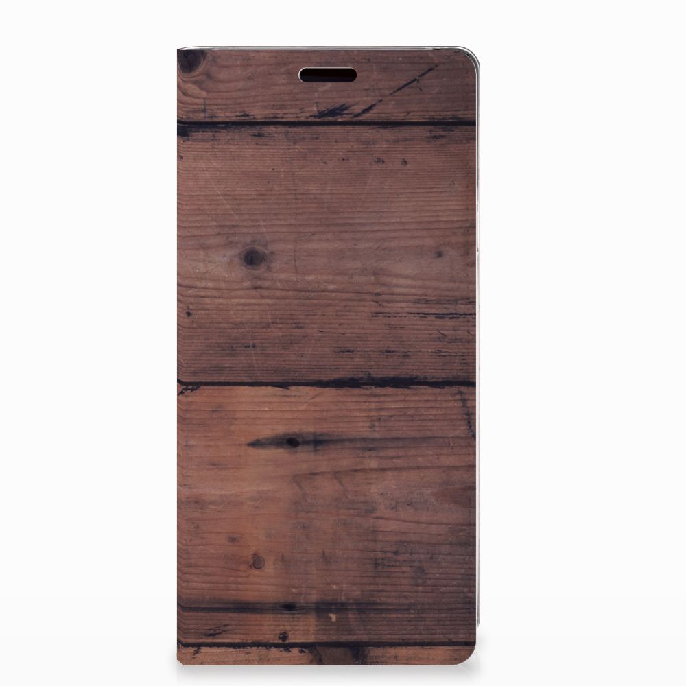Samsung Galaxy Note 9 Uniek Standcase Hoesje Old Wood