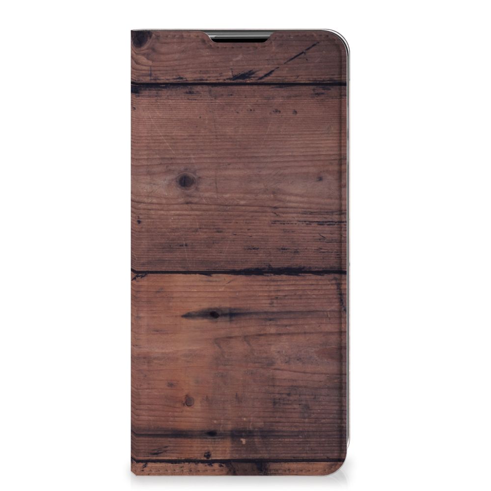 Samsung Galaxy A32 5G Book Wallet Case Old Wood