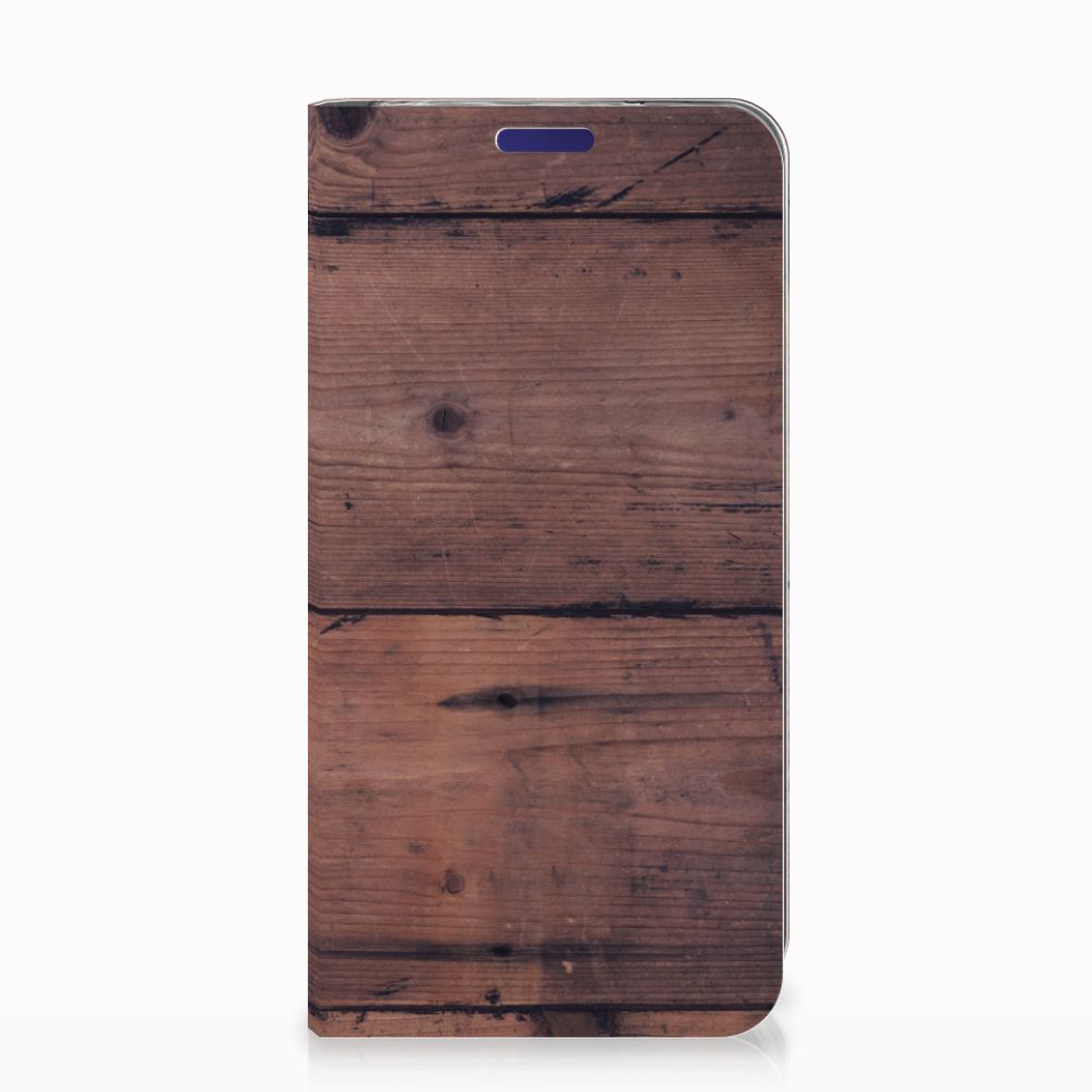 Samsung Galaxy S10e Book Wallet Case Old Wood