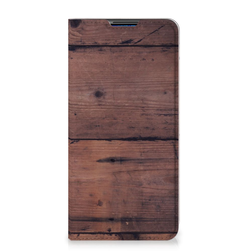 Xiaomi Redmi Note 9 Book Wallet Case Old Wood