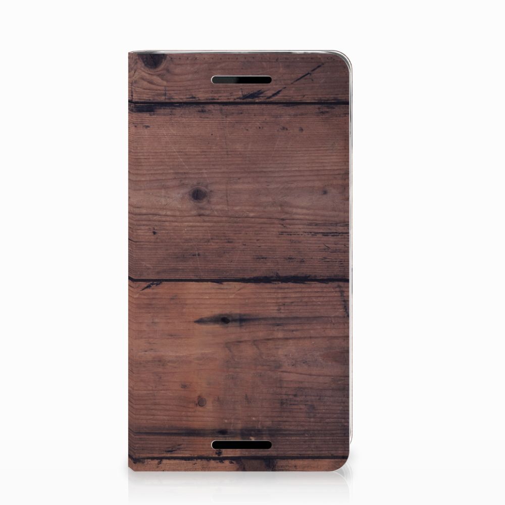 Nokia 2.1 2018 Book Wallet Case Old Wood