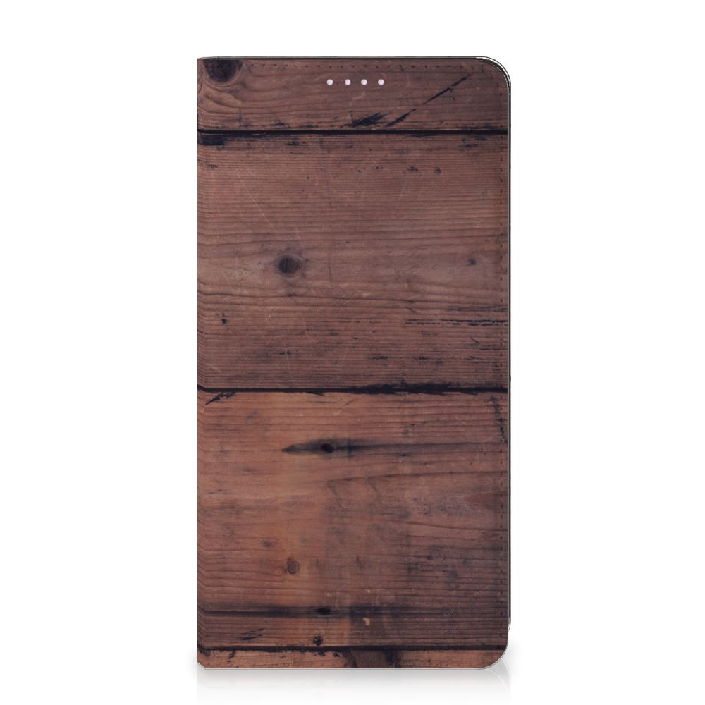 OnePlus Nord 2 5G Book Wallet Case Old Wood