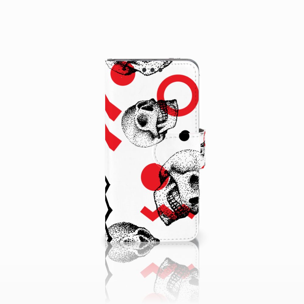 Telefoonhoesje met Naam Sony Xperia Z3 Compact Skull Red