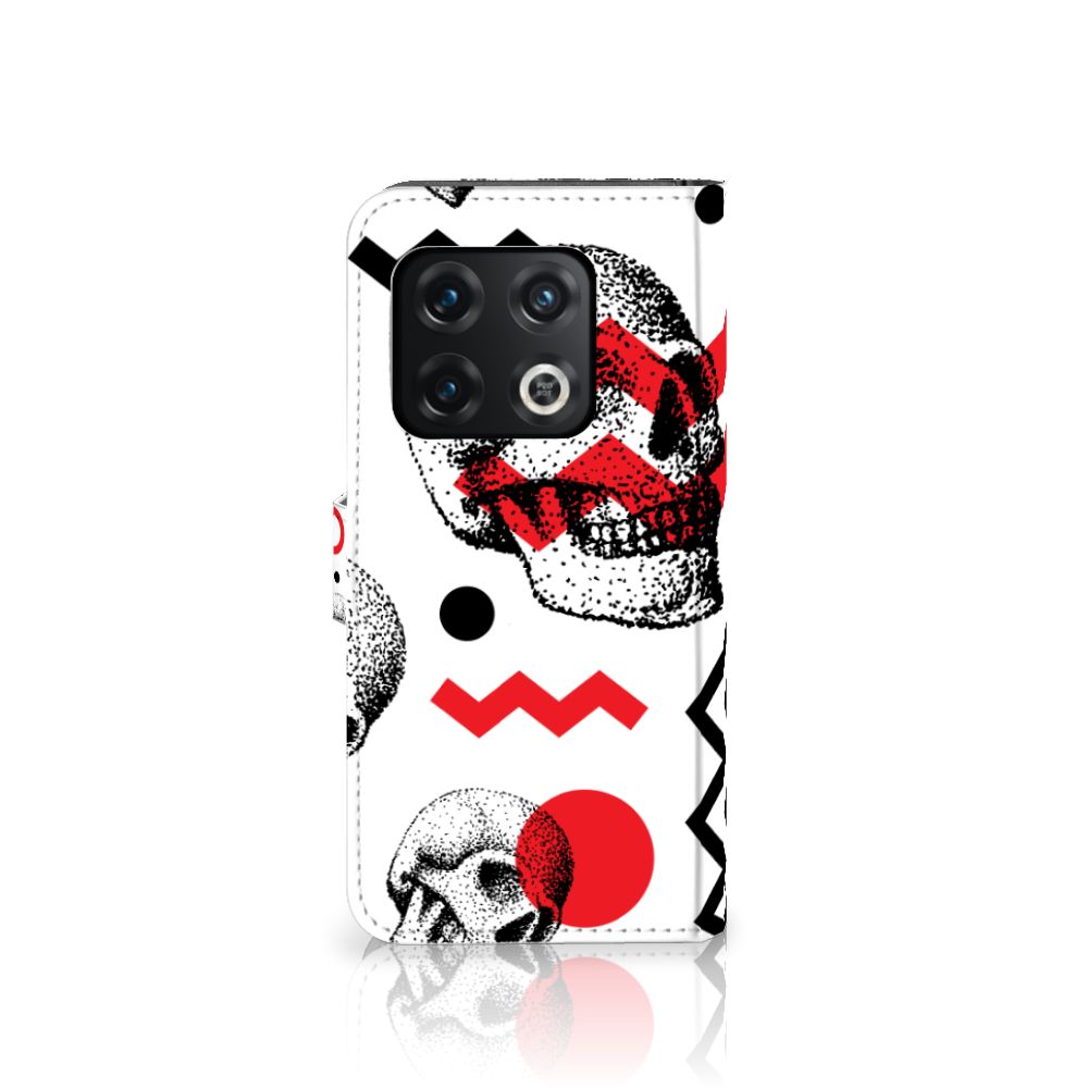Telefoonhoesje met Naam OnePlus 10 Pro Skull Red