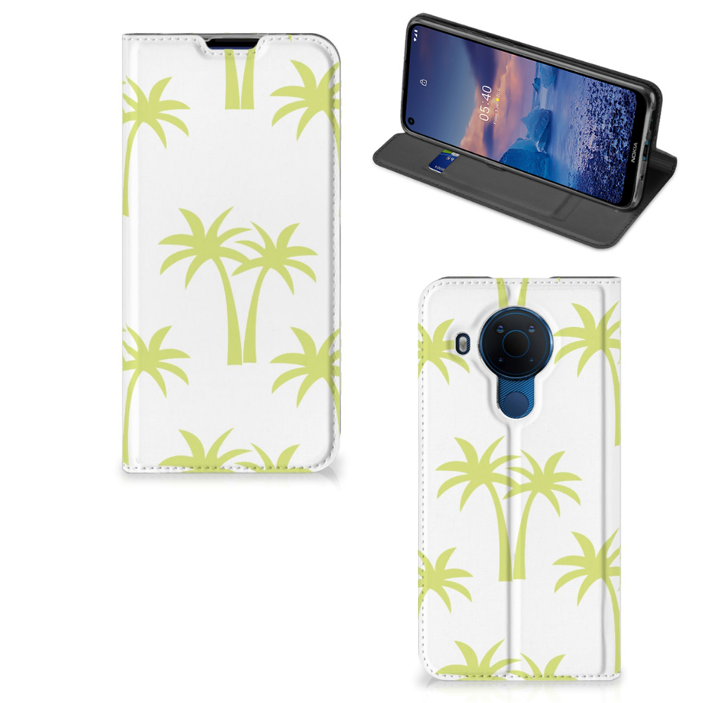 Nokia 5.4 Smart Cover Palmtrees