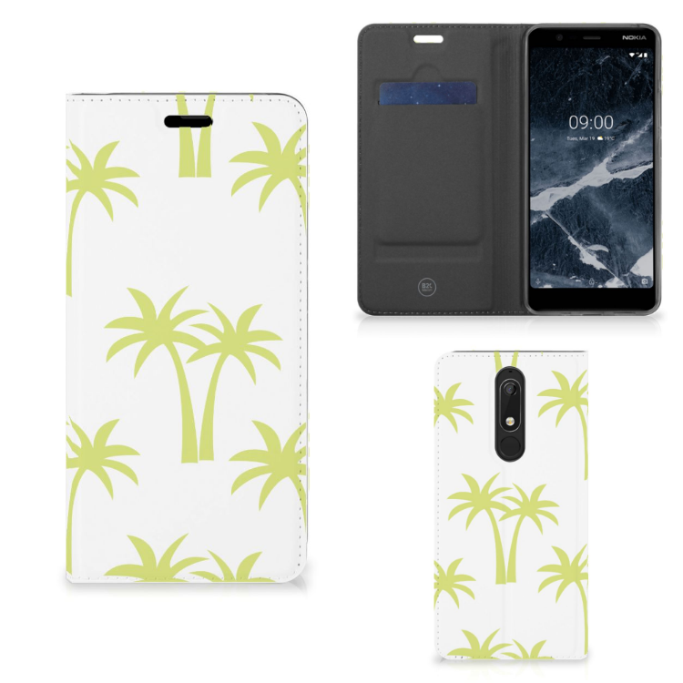 Nokia 5.1 (2018) Smart Cover Palmtrees