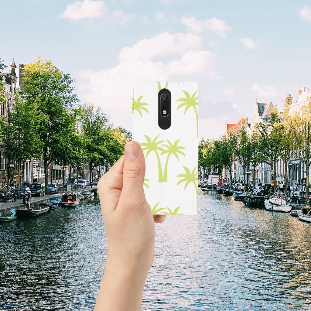 Nokia 5.1 (2018) Smart Cover Palmtrees