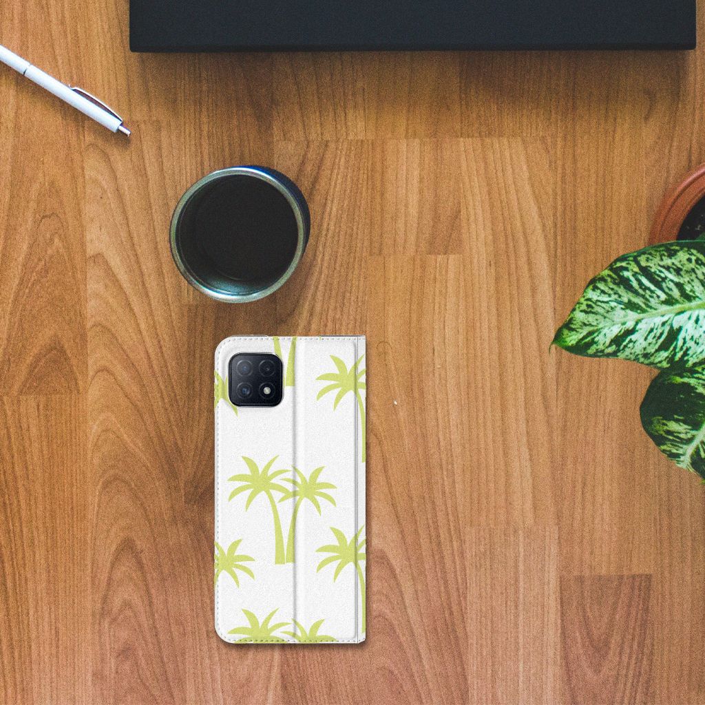 OPPO A73 5G Smart Cover Palmtrees