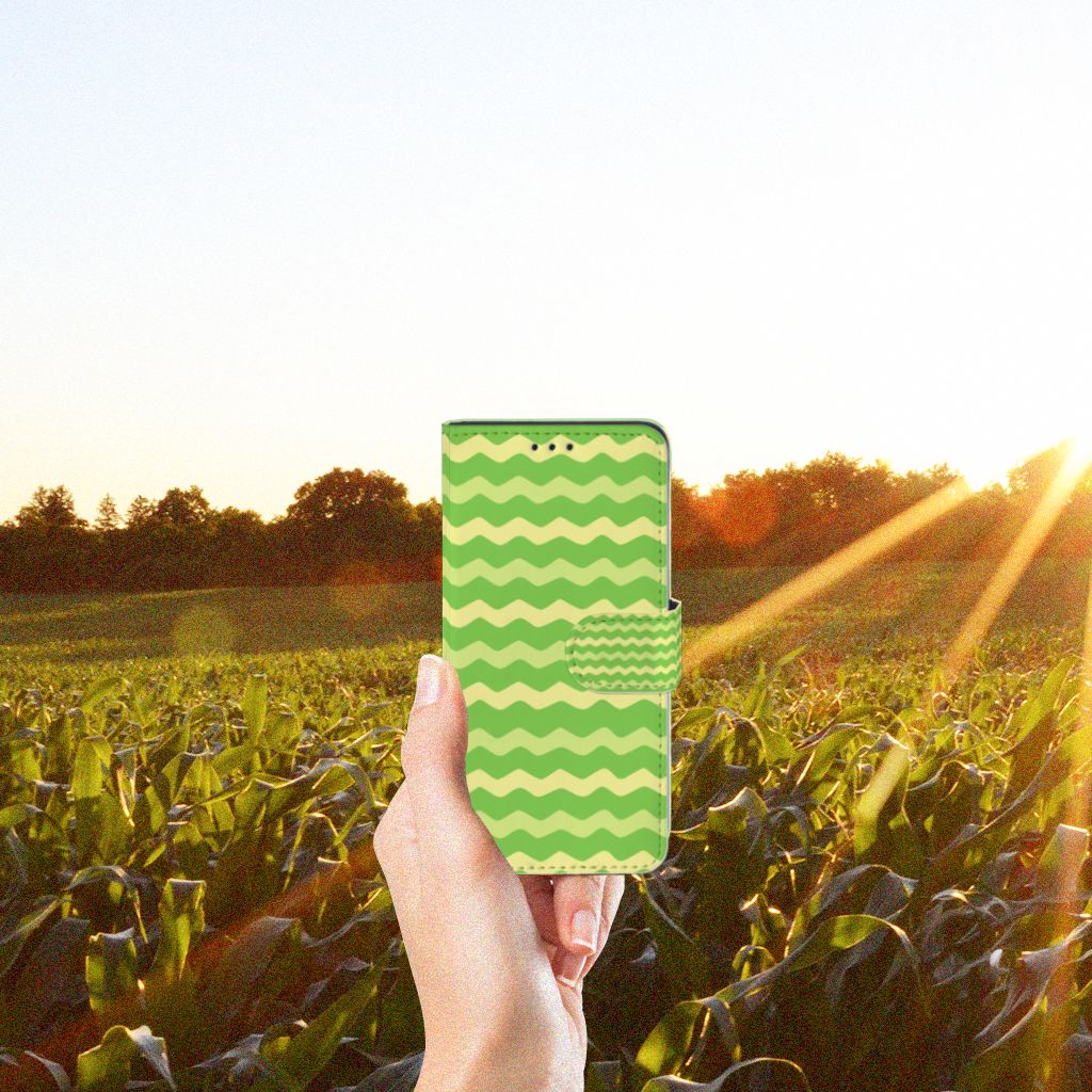 Xiaomi Mi 9 SE Telefoon Hoesje Waves Green