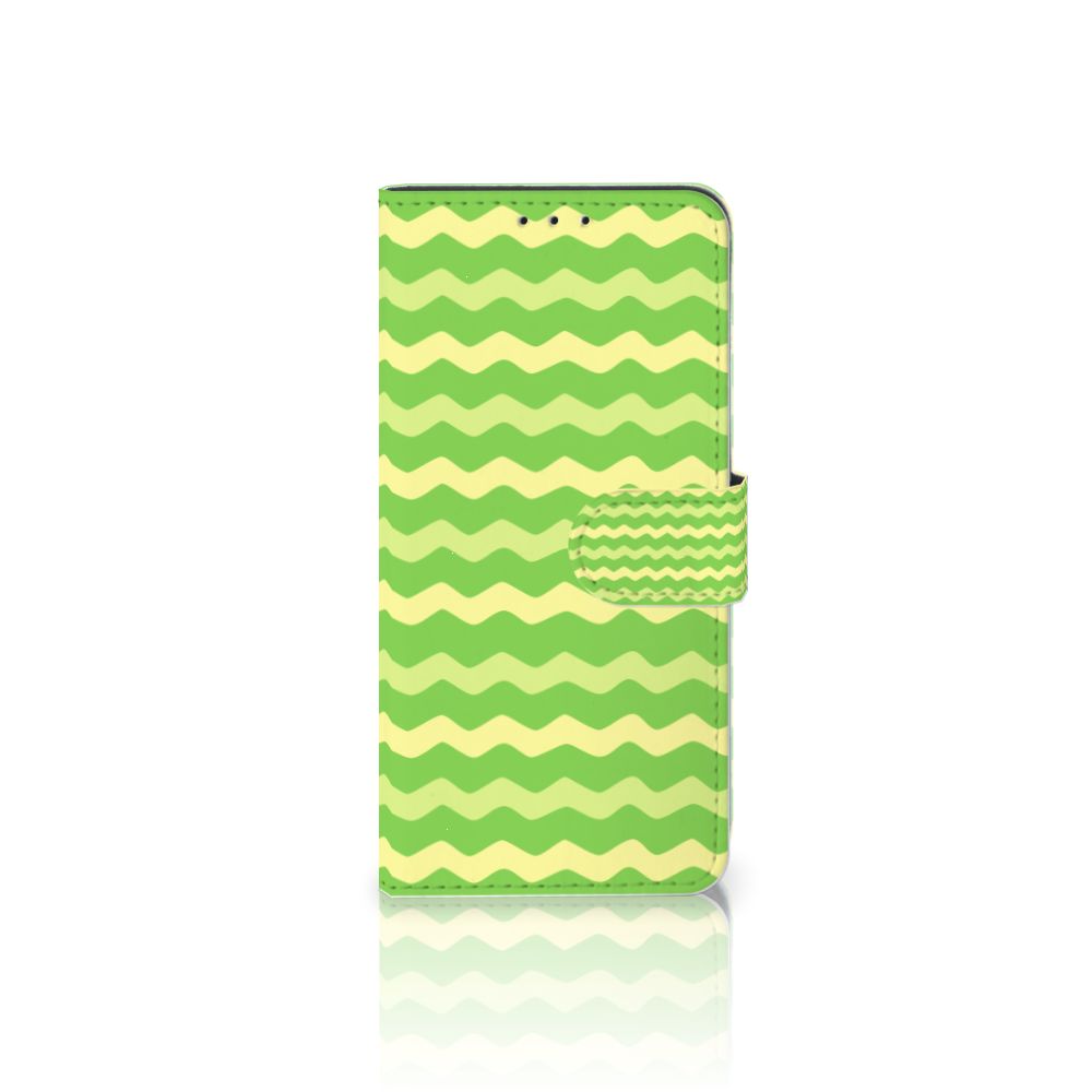 Xiaomi Mi 9 Lite Telefoon Hoesje Waves Green