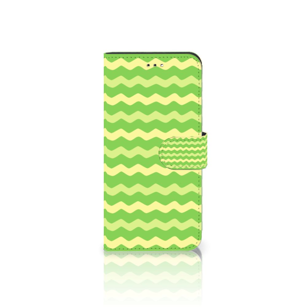 Huawei P Smart Telefoon Hoesje Waves Green