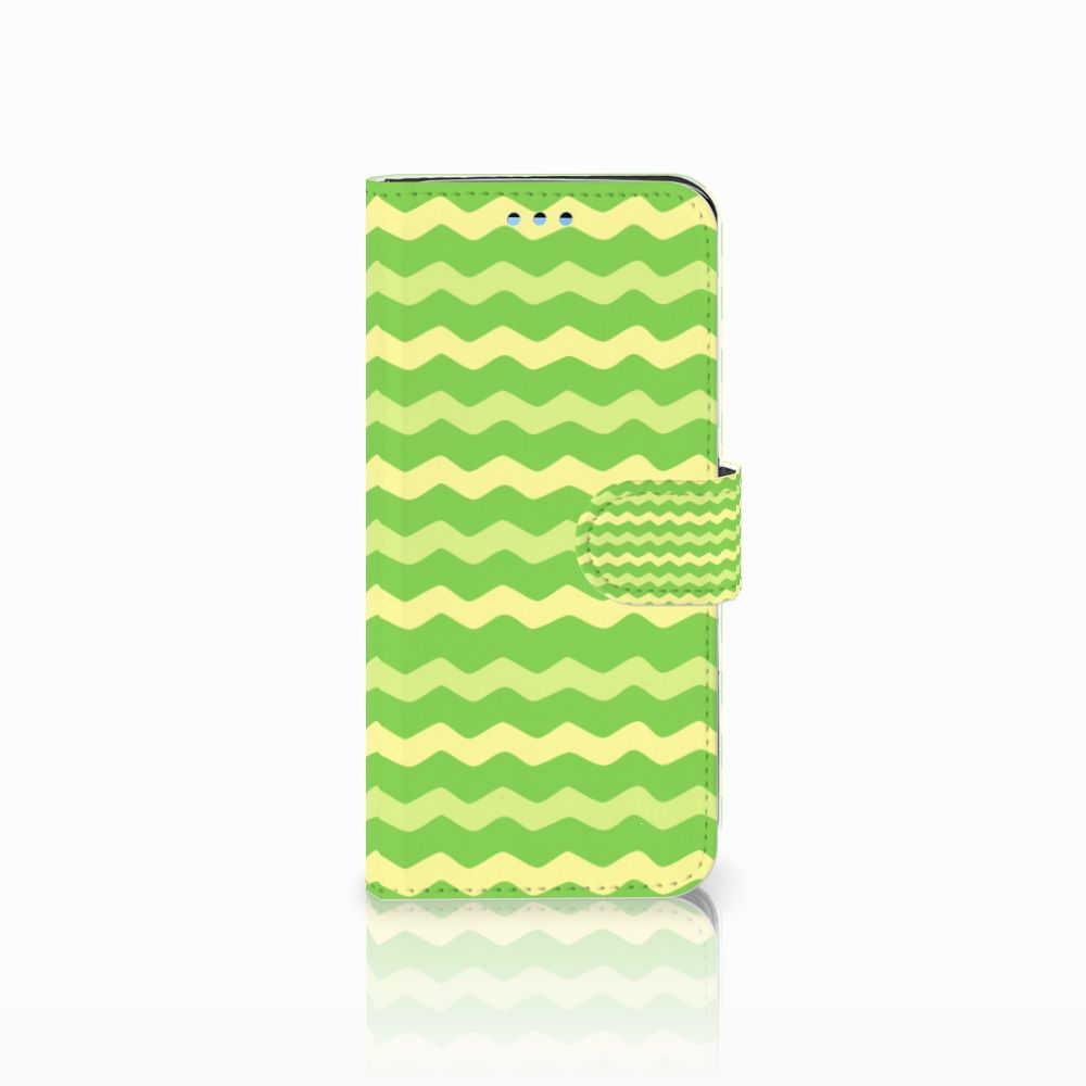 Samsung Galaxy S9 Telefoon Hoesje Waves Green