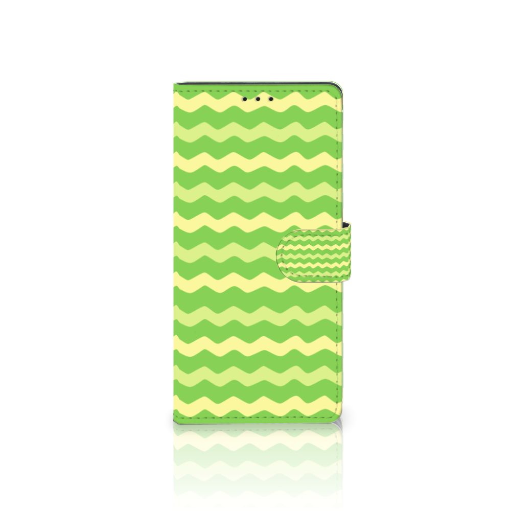Samsung Galaxy A02s | M02s Telefoon Hoesje Waves Green