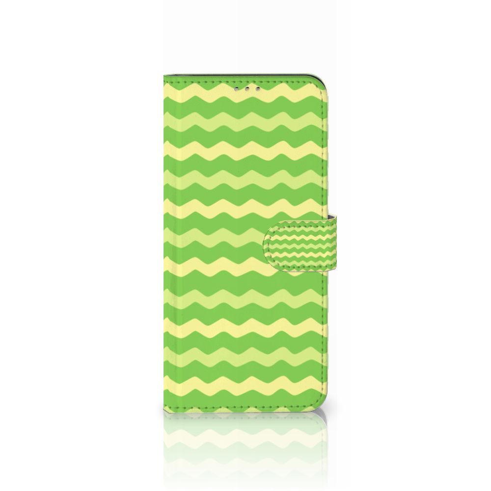 Motorola Moto G60 Telefoon Hoesje Waves Green