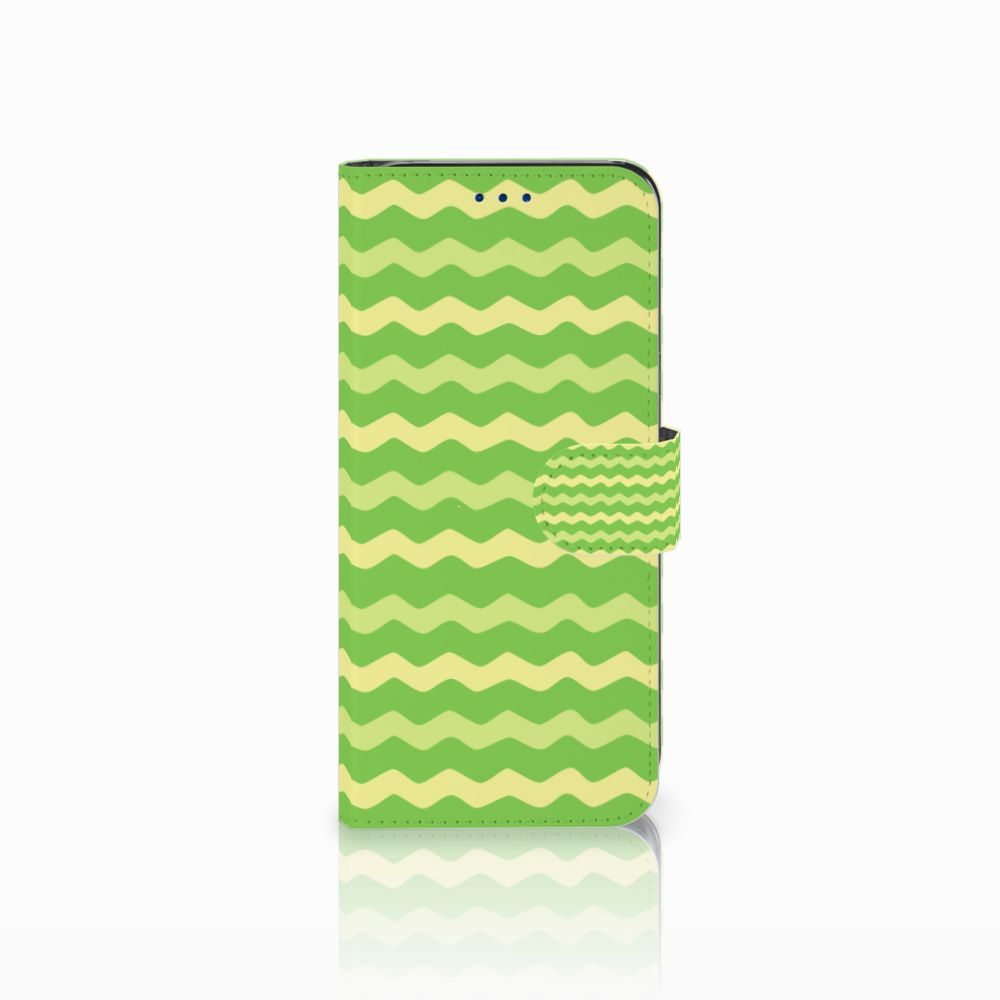 Samsung Galaxy S8 Telefoon Hoesje Waves Green