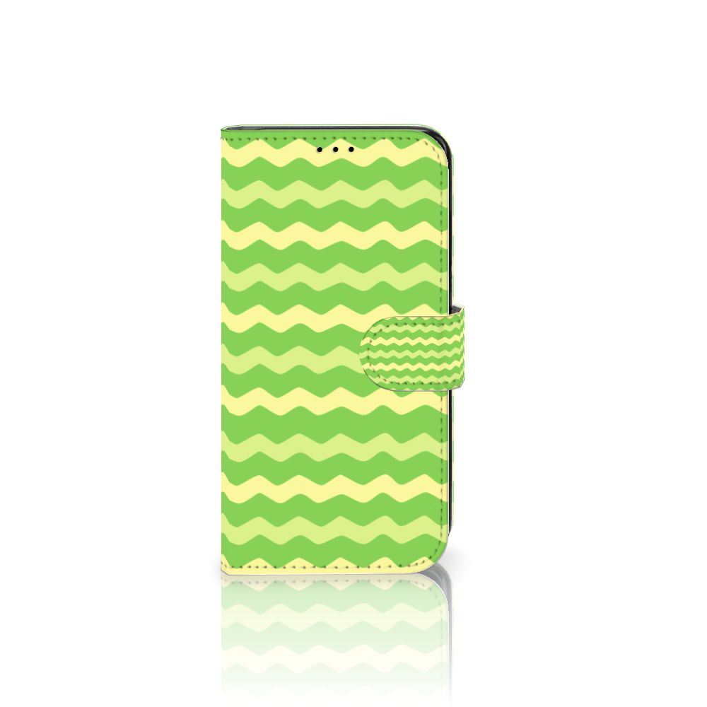 Samsung Galaxy S7 Edge Telefoon Hoesje Waves Green