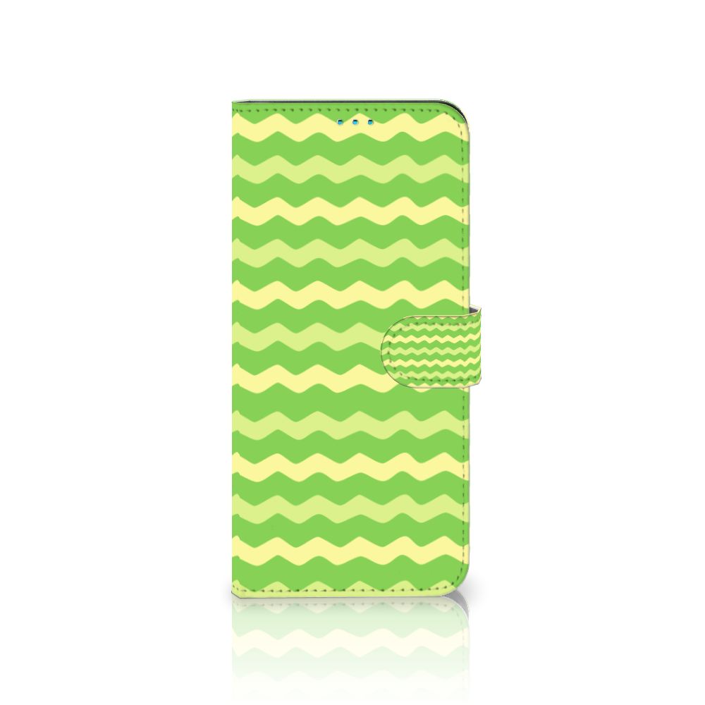Motorola Moto G51 5G Telefoon Hoesje Waves Green