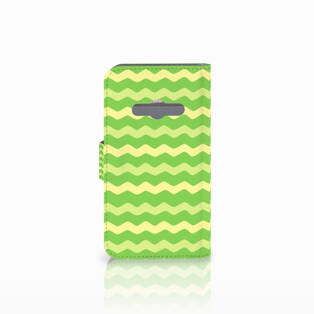Samsung Galaxy Xcover 3 | Xcover 3 VE Telefoon Hoesje Waves Green