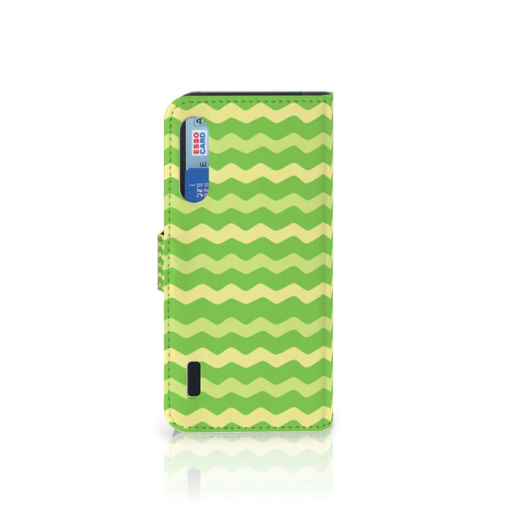 Xiaomi Mi A3 Telefoon Hoesje Waves Green