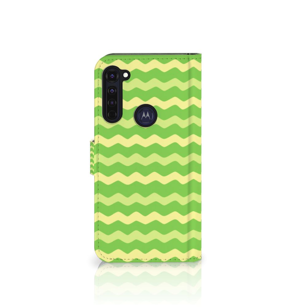 Motorola Moto G Pro Telefoon Hoesje Waves Green