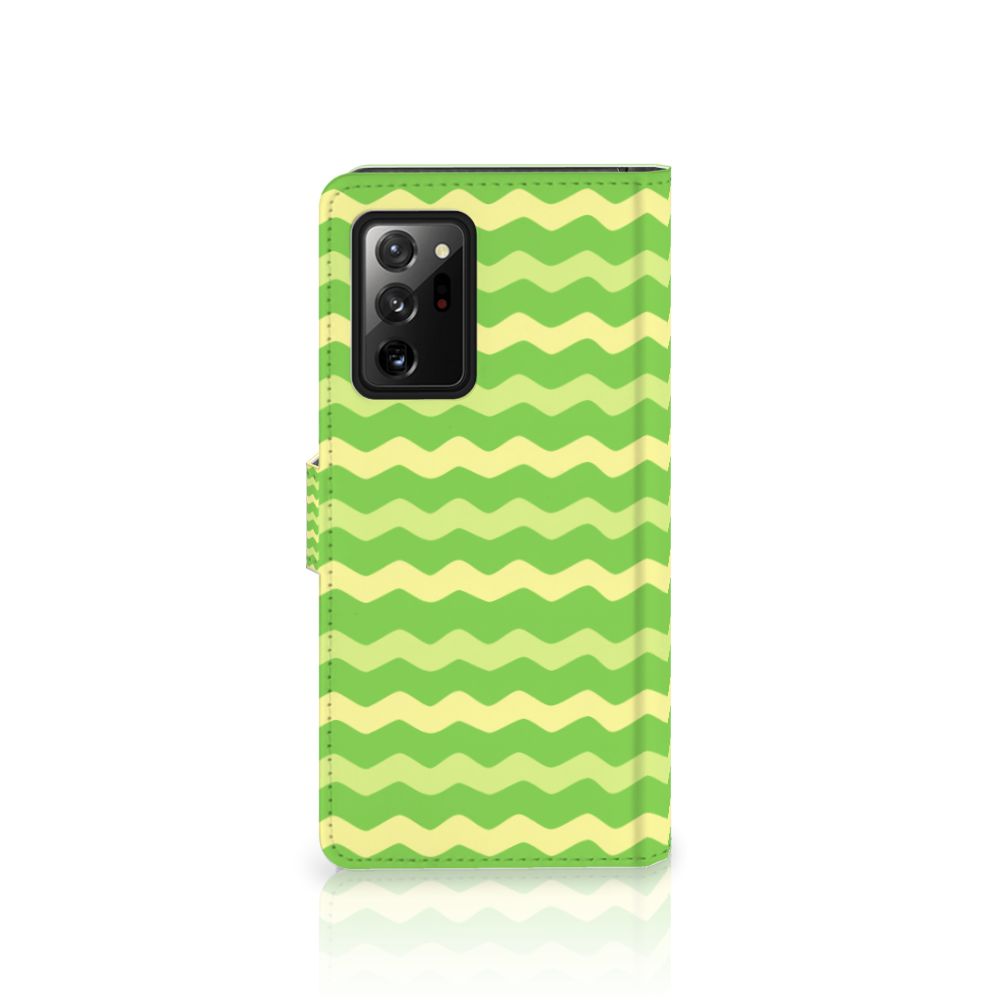 Samsung Galaxy Note20 Ultra Telefoon Hoesje Waves Green